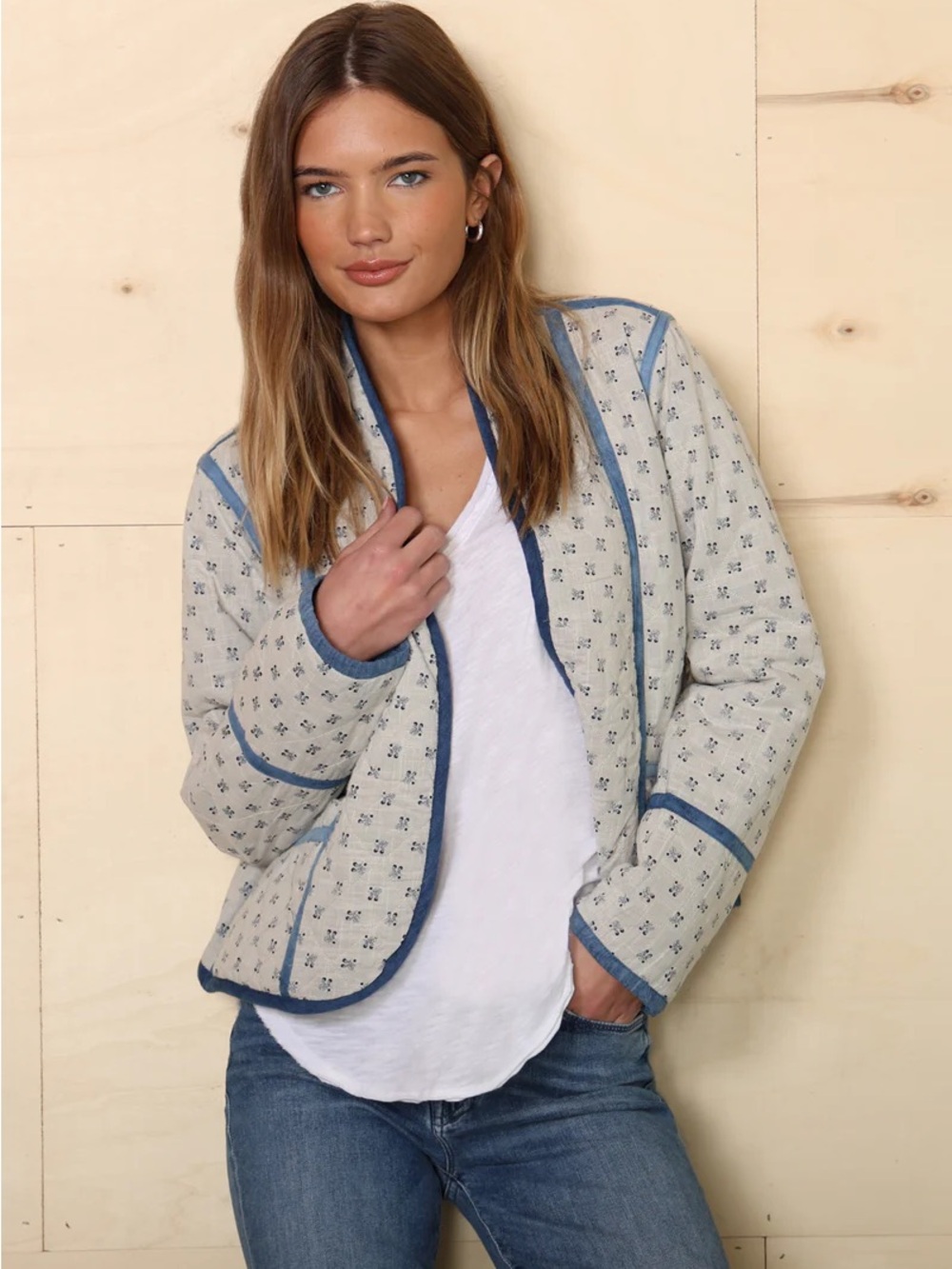 Dylan Gracie Quilted reversible jacket